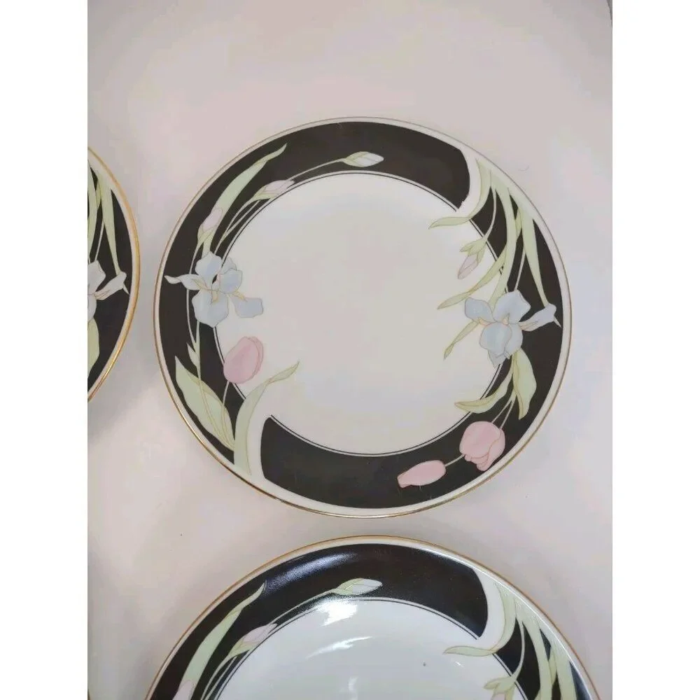 Set of 4 Fairfield Vanessa Fine China 7-3/8